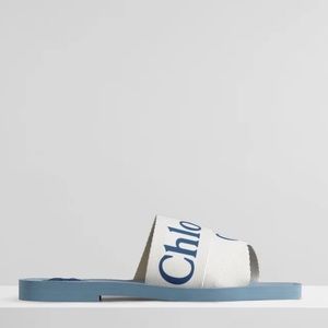 Chloé canvas flat mules